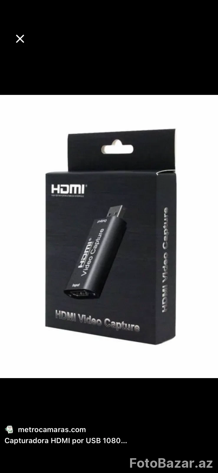 HDMI Video Capture USB 2.0 (HDMI → USB Video Capture Kartı)