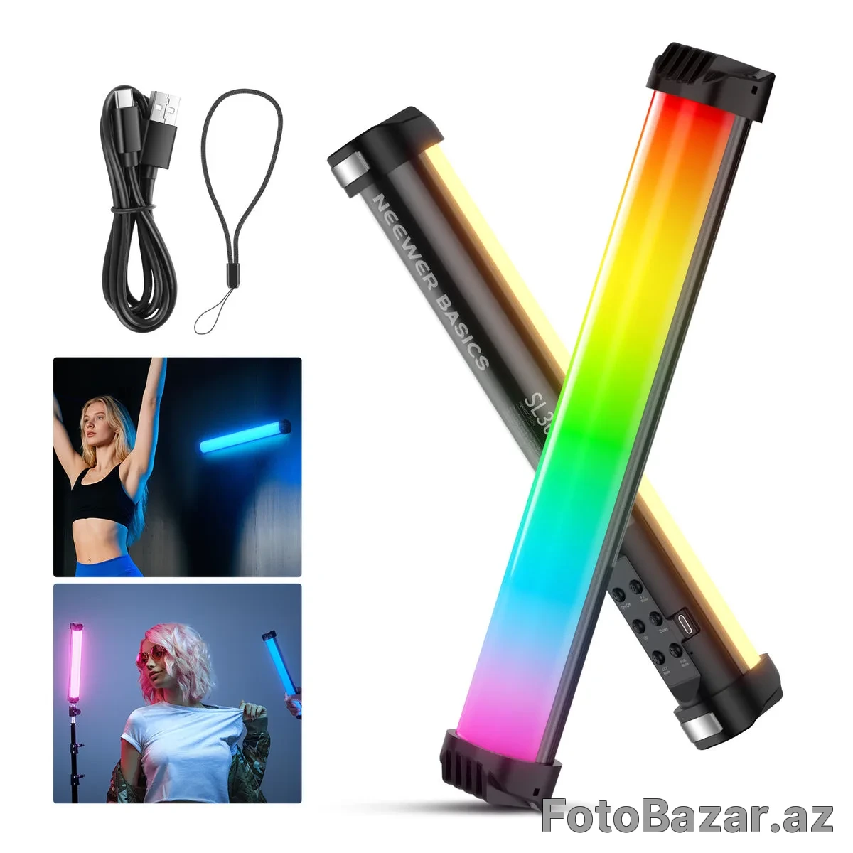 NEEWER BASICS SL30 – 12" RGB LED Video İşıq — 1