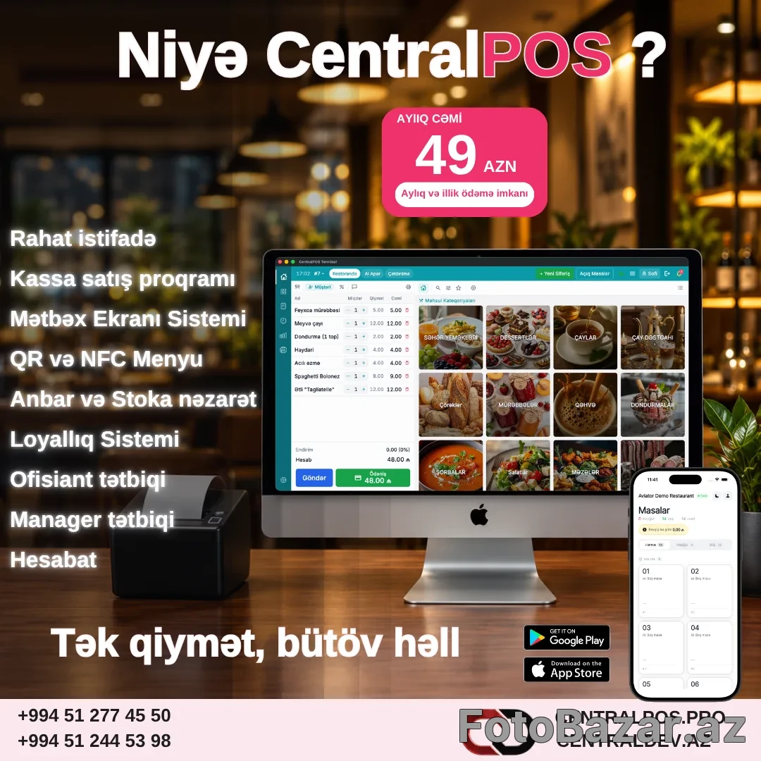 CentralPOS Kassa sistemi