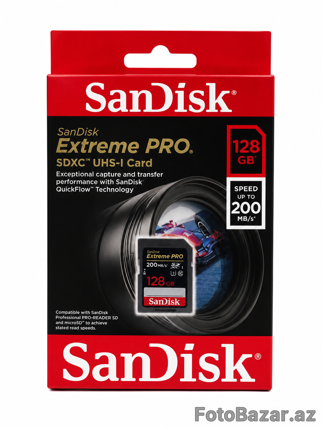 SanDisk Extreme Pro SDXC UHS-I 128GB Yaddaş Kartı (200 MB/s)