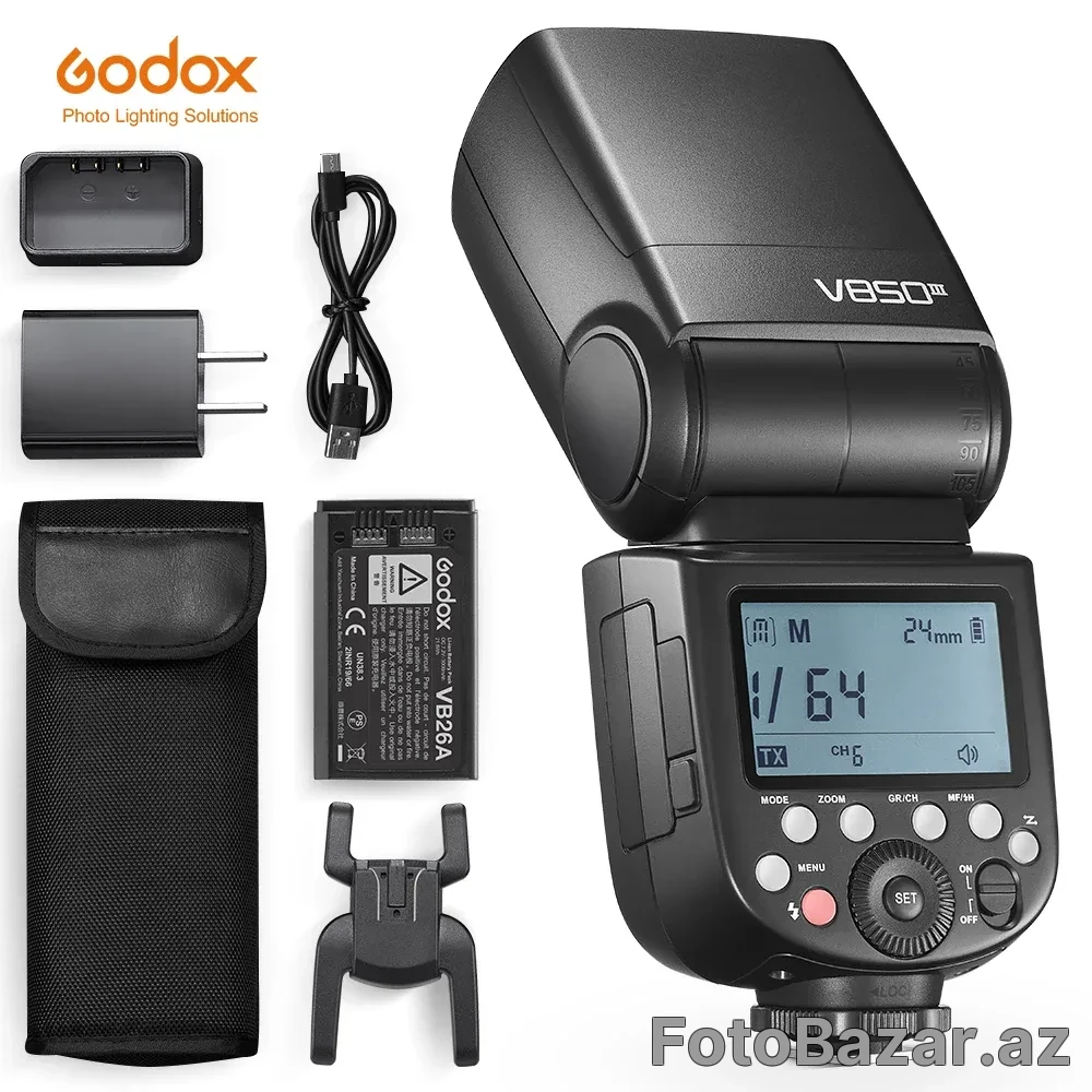 Godox V850lll - Peşəkar Manual Fləş